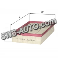 фильтр возд. Audi A6 C4 (94-97), VW Passat B3-B4  (SMARTEX)