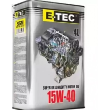 Масло E-Tec 15W-40 SSM  4л метал