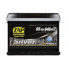 Аккумулятор ZAP  65 (640 А) Silver Евро правый +