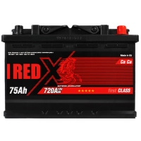 Акумулятор Red X  75 (720 А) Євро правий +