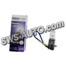 лампа H3 12V 55 W  BREVIA Power +30%