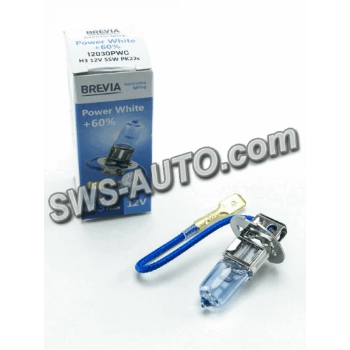 лампа H3 12V 55 W  BREVIA Power White+60% 4300K