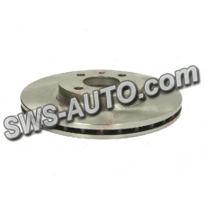 диск тормозной пер. Fiat Doblo 01->, Qubo 08->, Citroen Nemo 08-> (257mm22mm)  (ABE)