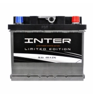 Акумулятор   INTER  50Ач (480A) limited edition Євро правий +