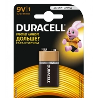 батарейка  "КРОНА"  щелочная 9.0V прямоугольная Duracell Basic Alkaline блист.