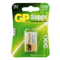 батарейка  "КРОНА"  лужна 9.0V прямокутна GP Super Alkaline блістер