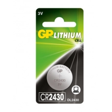 батарейка "таблетка" литиевая 3.0V  CR2430  блист. GP