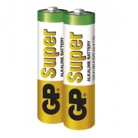 батарейка  AA  лужна 1.5V пальчик GP Super Alkaline 2шт  плівка
