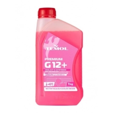антифриз червоний  1л (Temol) G12+ Premium  -42 VAG 774-D/F