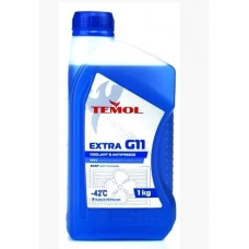 антифриз синій  1л (Temol) G11 Extra  -42