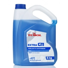 антифриз синій  5л (Temol) G11 Extra  -42