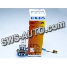 лампа H3 12V 55 W  PHILIPS Premium+30%