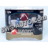 лампа H3 12V 55 W  Диалуч Night light xenon vision (2шт)