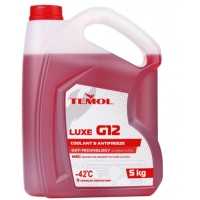 антифриз червоний  5л (Temol) G12 Luxe  -42