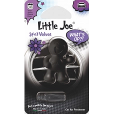 ароматизатор на дефлектор  чоловічок LITTLE JOE OK  "Spicy velvet/Black Velvet"