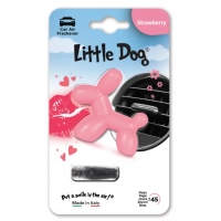 ароматизатор на обдув  собачка LITTLE Dog  "Strawberry"