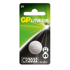 батарейка "таблетка" литиевая 3.0V  CR2032  блист. GP Peak Power