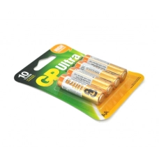 батарейка  AA  щелочная 1.5V пальчик GP Ultra Alkaline 4шт блист.