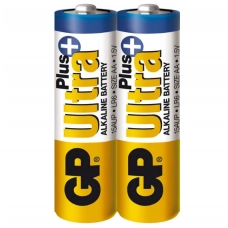 батарейка  AA  щелочная 1.5V пальчик GP Ultra Plus Alkaline 2шт пленка