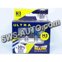 лампа H3 12V 55 W  Маяк Super White+30% 4000К (2шт)
