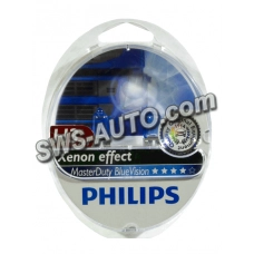 лампа H3 24V 70 W  PHILIPS MD Blue Vision (2шт)