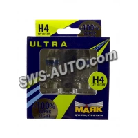 лампа H4 12V 60/55 (43) Маяк Super Light +100% (2шт)