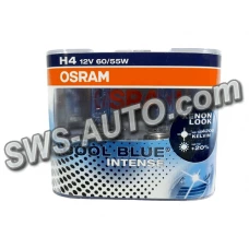лампа H4 12V 60/55 (43) OSRAM Cool Blue I+20% 4200 K (2шт)****