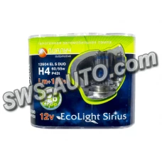 лампа H4 12V 60/55 (43) Диалуч ELS +100% 3800K (2шт)