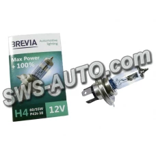лампа H4 12V 60/55 (43) BREVIA Max Power+100%