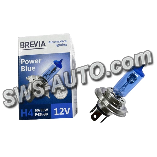 лампа H4 12V 60/55 (43) BREVIA Power Blue 4200K