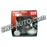 лампа H4 12V 60/55 (43) BREVIA Power Ultra +60% (2шт)