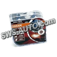 лампа H4 12V 60/55 (43) OSRAM Night Breaker Laser+130%(2шт)********