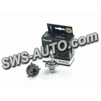 лампа H4 12V 60/55 (43) BOSCH +90% (2шт)