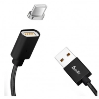 кабель для заряджання магнітний Avantis USB - Type-C, 1.0м, 2.4А срібний Superior