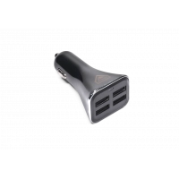 зарядка от прикуривателя Armer  4USB  4.8А, прямоуголный чорный, Евро