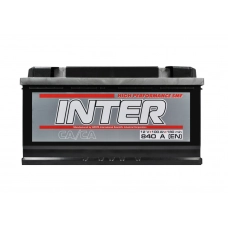 Аккумулятор   INTER 100Ач (840A) lhigh performance