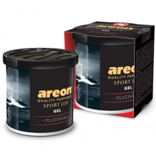 ароматизатор на панель гель AREON Gel Sport Lux 80г  "Platinum"