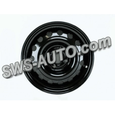 диск колесный Chevrolet AVEO 5,5Jх14 ET45 (черный)  Skov Steel Wheels
