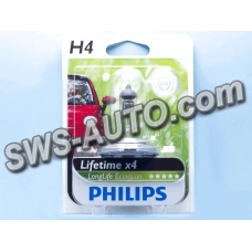 лампа H4 12V 60/55 (43) PHILIPS LongLife EcoVision