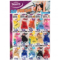 ароматизатор на дзеркало сухий мішечок TASOTTI Cool Balls Bags   MIX (планшет 15шт)
