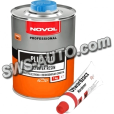 смола полиэфирная Novol  1кг Plus 720 без отвердителя