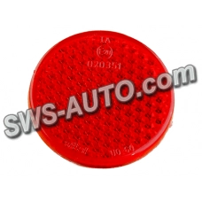 катафот круглый с винтом красный