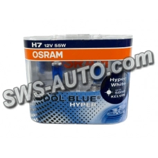 лампа H7 12V 55 W OSRAM Cool Blue Н 5000К+50% (2шт)****