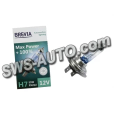 лампа H7 12V 55 W BREVIA Max Power+100%