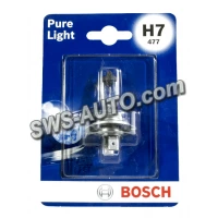 лампа H7 12V 55 W BOSCH Pure Light блістер