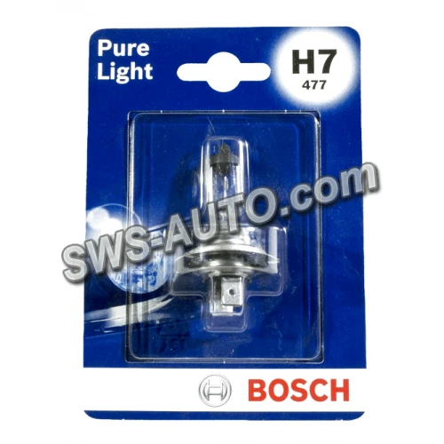 лампа H7 12V 55 W BOSCH Pure Light блистер