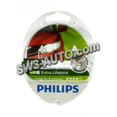 лампа H7 12V 55 W PHILIPS LongLife EcoVision (2шт)