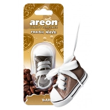 ароматизатор на зеркало сухой AREON Wave Fresh Кеды  "Бариста"