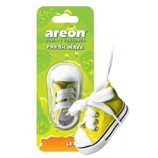 ароматизатор на зеркало сухой AREON Wave Fresh Кеды  "Лимон"