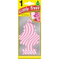 ароматизатор на дзеркало сухий Ялинка Little Trees "Bubble Gum"